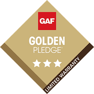 GAF Golden Pledge Limited Warranty badge