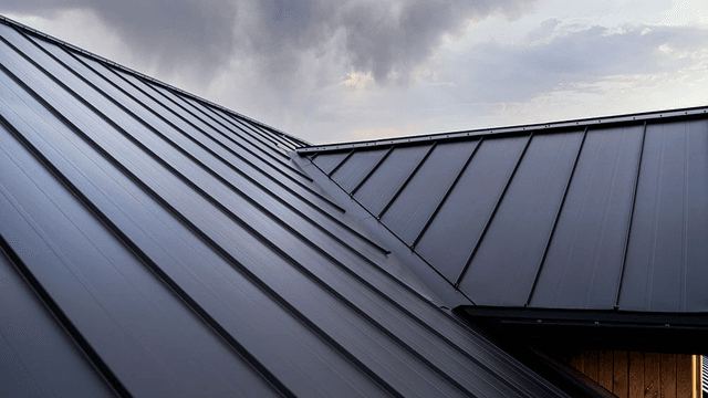 Standing Seam metal roofing sample