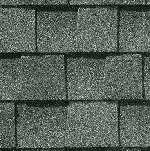 Charcoal asphalt shingle sample