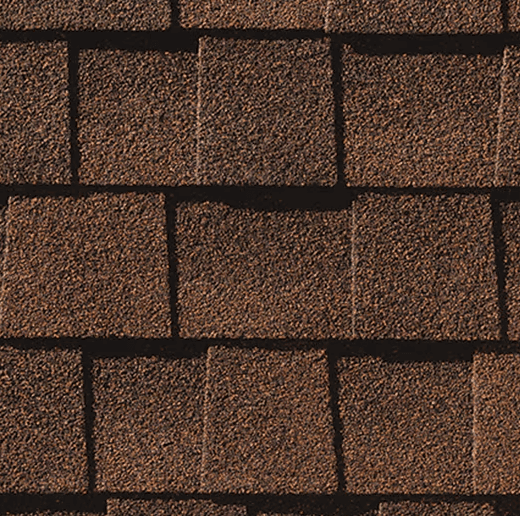 Slate gray asphalt shingle sample