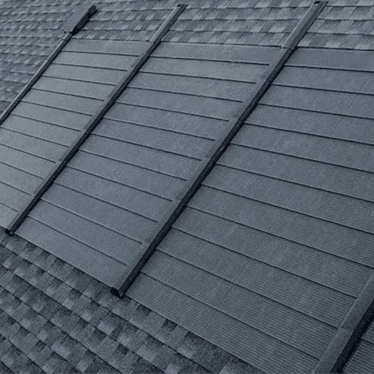 Solar Shingles roofing sample