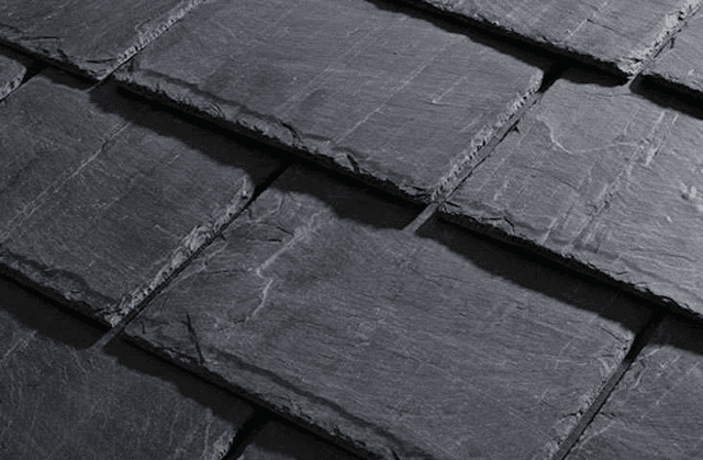 Synthetic roofing tile sample