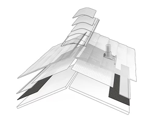 Leak barrier leak barrier roofing system